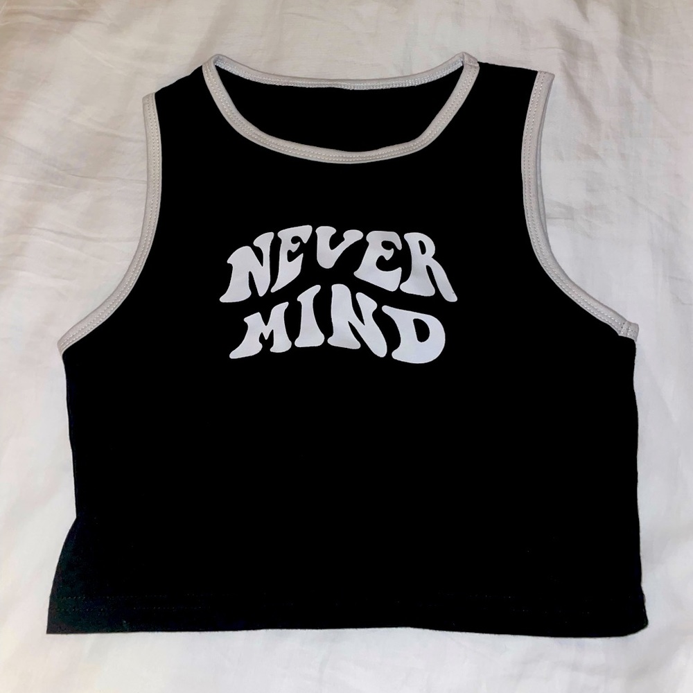 ❌ S O L D ! ❌ NEW! SHEIN / Black crop top / Size: S / NEVER WORN!